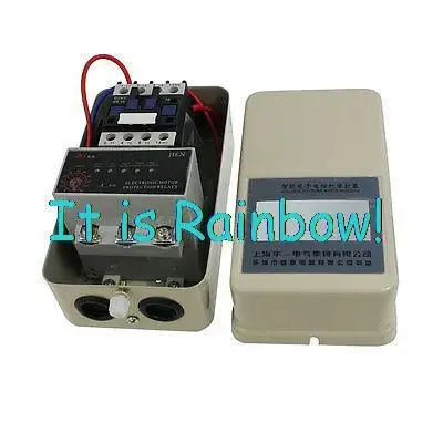 

Free Shipping Three Phase 4 NO AC Contactor 5-65A Motor Protector Relay 4KW 220V