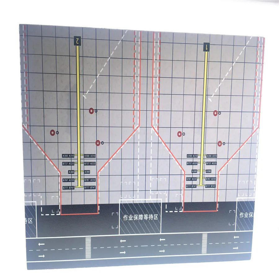 architecture model fence in airplane train layout07