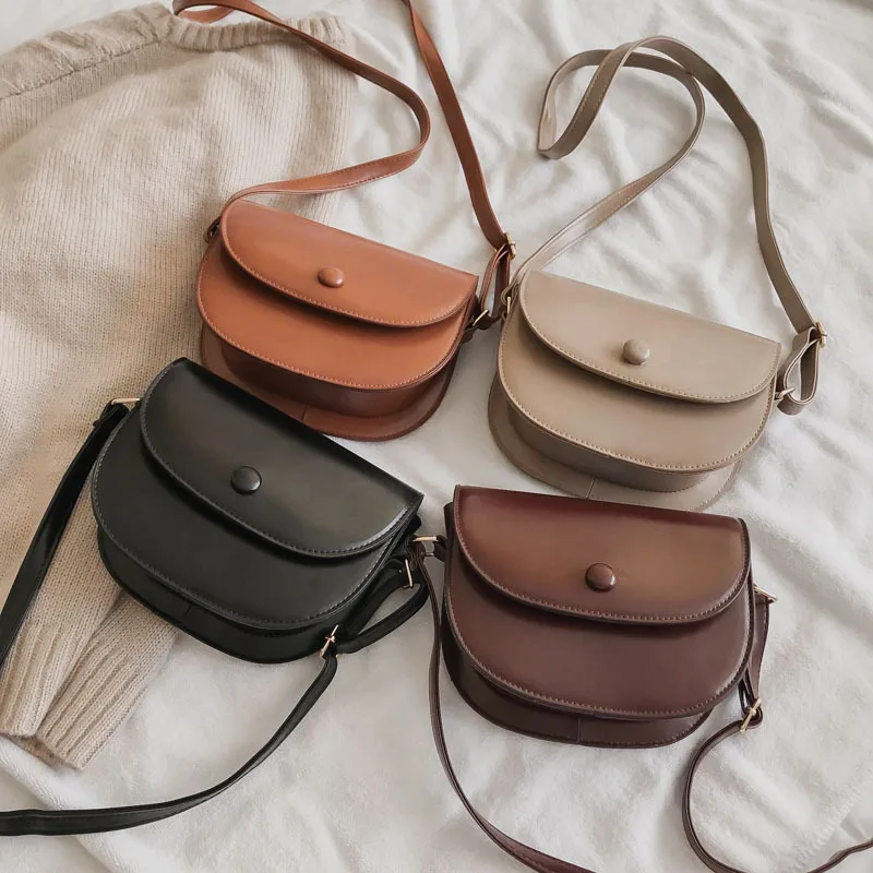 Mini black Di Tendenza Del Donne Retrò Store2019 Borsa Messaggero Ritmo Delle light Brown Coreana Rotondo Semplice Della dark Versione Brown Nuove Selvaggio Khaki Modo Personalità Sacchetto nU71xq6