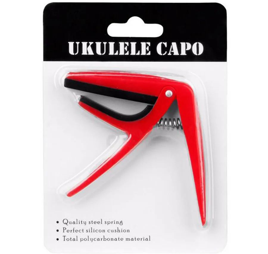 Plastic Durable Ukulele Tune Quick Change Capo 5 Colors ABS Key Clamp For Ukulele Accessories (7)