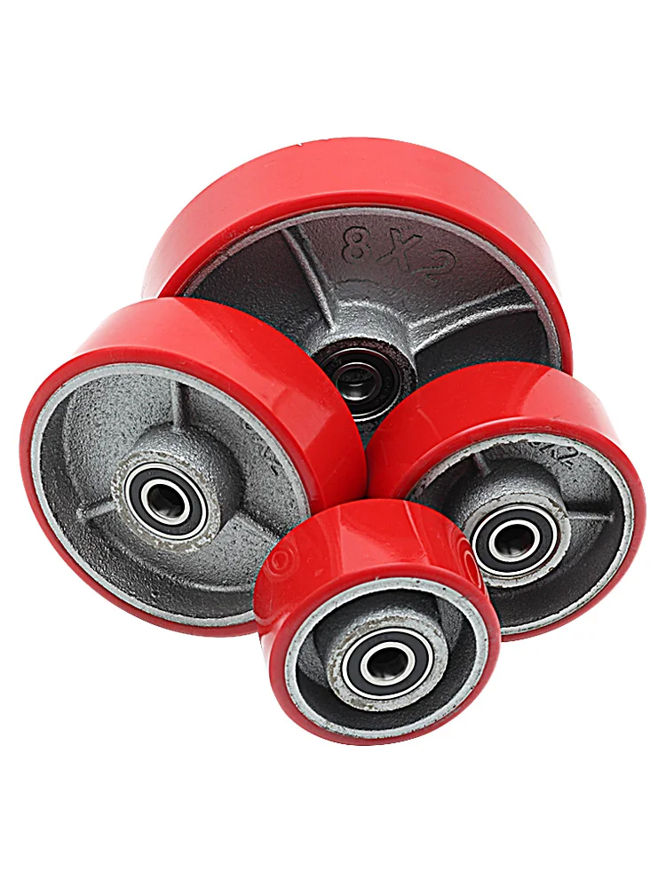 

Колесо для мебели, 8/10/12 дюймов, нейлоновое колесо для тяжелых условий эксплуатации, колесо для направленного тормоза, железо полиуретановое колесо