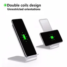 Fast wireless charger 10w Charging quick Aluminum shell for font b Samsung b font font b