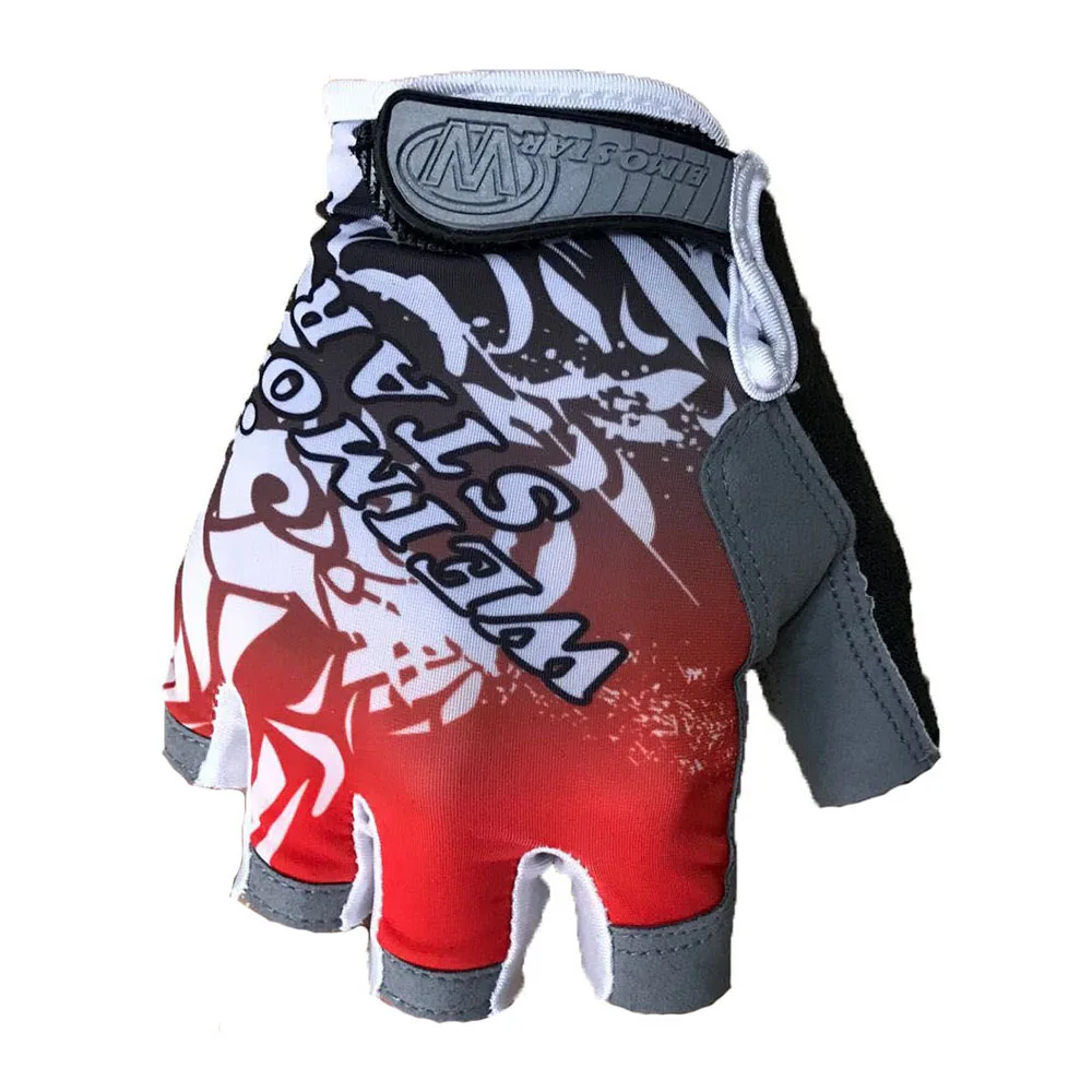 Weimostar فريق الدراجات قفازات الدراجة الجبلية mtb الرياضة نصف إصبع لمس قفاز دراجات 3d هلام roupa ciclismo قفازات تنفس