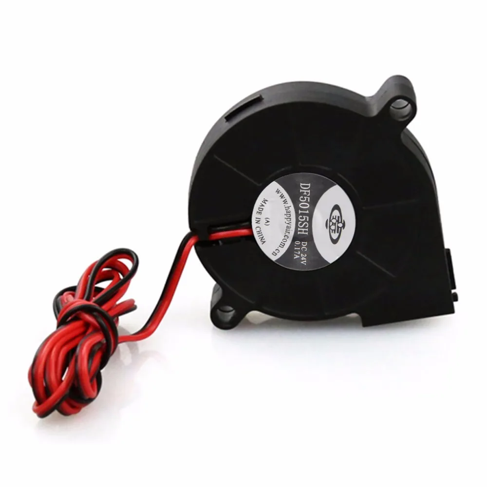 12V DC Durable 50mm Ventilateur de Refroidissement Coup Radial Hotend//extrudeur pour imprimante 3D