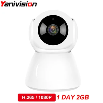 

H.265 1080P 2MP Audio CCTV WiFi IP Camera HD Mini Wireless Video Baby Monitor P2P Indoor Security Smart Home IR Night Vision