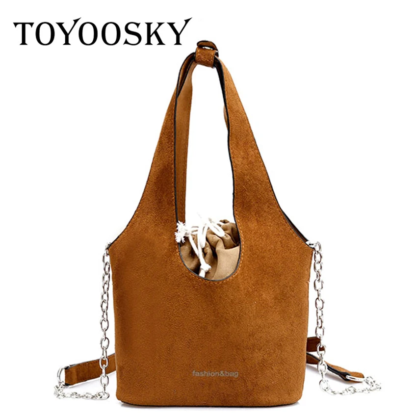 

TOYOOSKY Brand Designer Nubuck Leather Women Crossbody Bag 2018 Winter Fashion Female Leopard Suede Handbag Hobo Messenger Bag