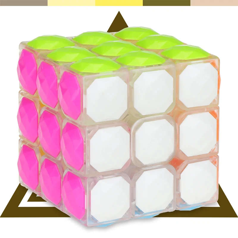 3*3*3 алмазные Кубик Рубика для профессионалов 3x3x3 классических Neo Скорость Куб пазл игрушки для детей развивающие игрушки подарки