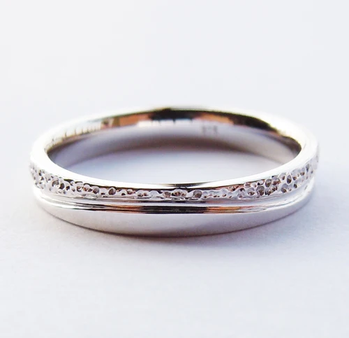 Простое кольцо из стерлингового серебра 3,5 мм ручной работы всех размеров