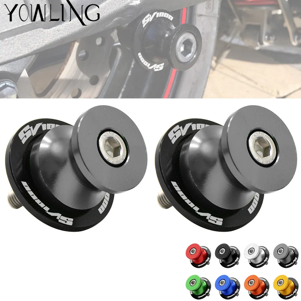 

For Suzuki SV650 SV1000S SV1000 S 2003 2004 2005 2006 2007 2008 2009 2010 2011 2012 Stands Screw sliders Swingarm Spools Slider