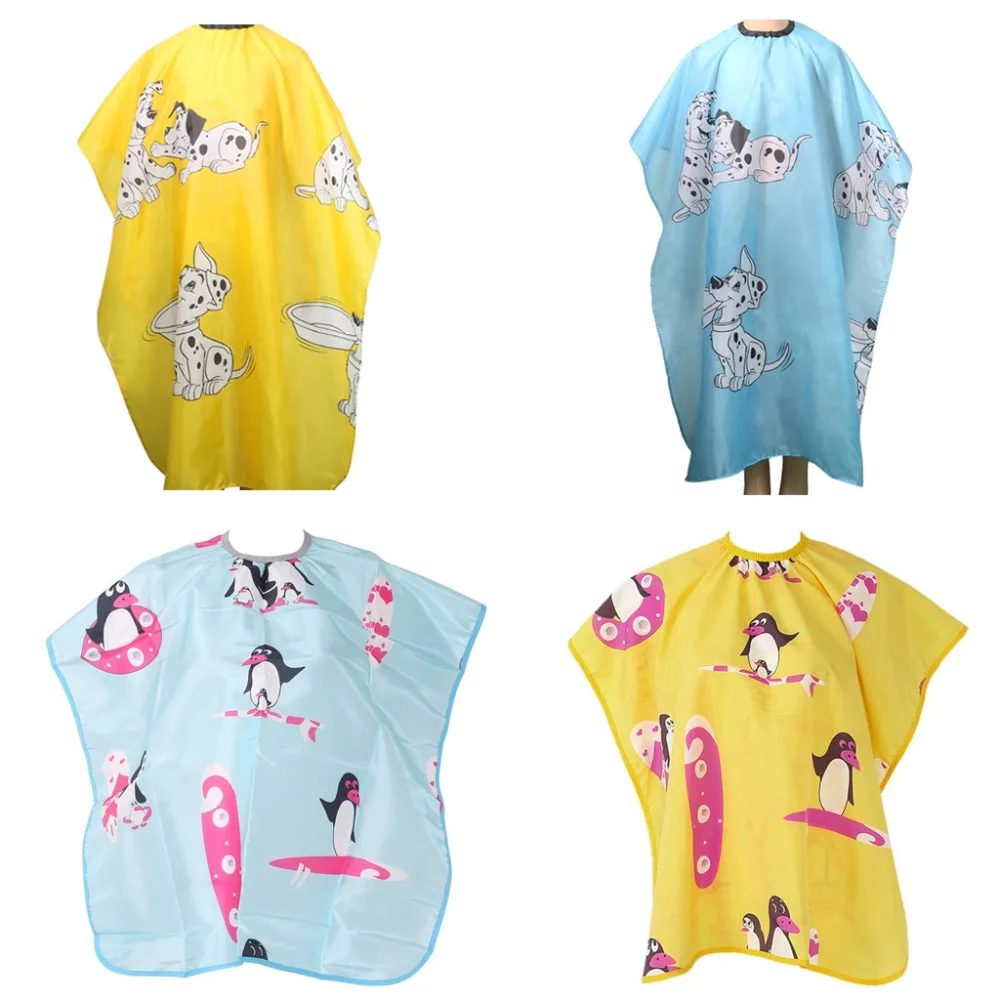

1 Set Colorful Child Hair Cutting Cape Waterproof Barber Hair Cutting Wrap Kids Hairdressing Cloth Apron New Design Hot