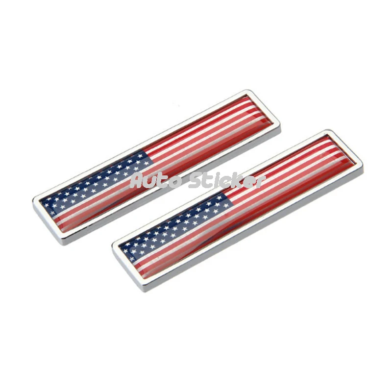 American Flag Badge Sticker-1