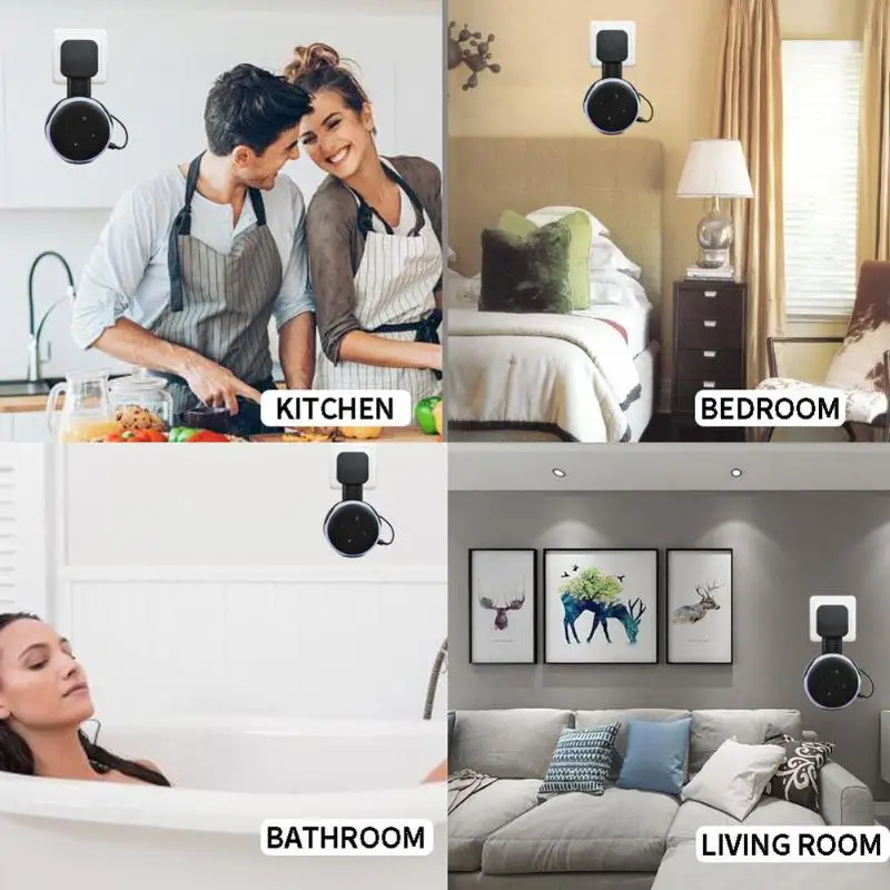 Выход настенное крепление, вешалка держатель Braceket чехол для Amazon Echo Dot 3 динамик
