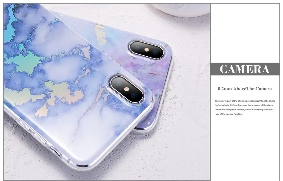 Colorful Plating Soft Phone Case For iPhone 7 8 Plus X 10 Silicone Marble Case For iPhone 6 6S Plus 5 5S SE Cover Marble Grain (2)