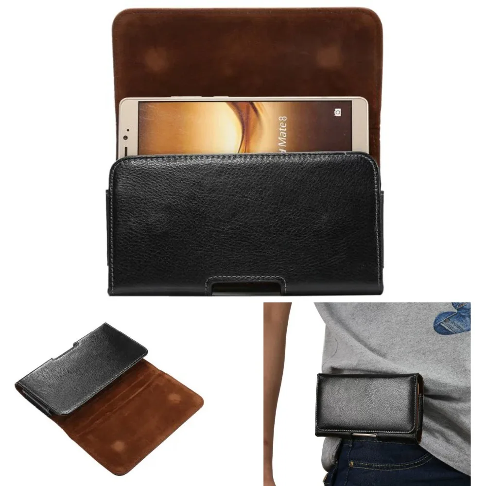 

Redmi Note 5 7 Pro Luxury Genuine Leather Men Waist Bag Clip Belt Pouch Case For Xiaomi Redmi 6A 6 5 Plus Pocophone F1 Mix 2s