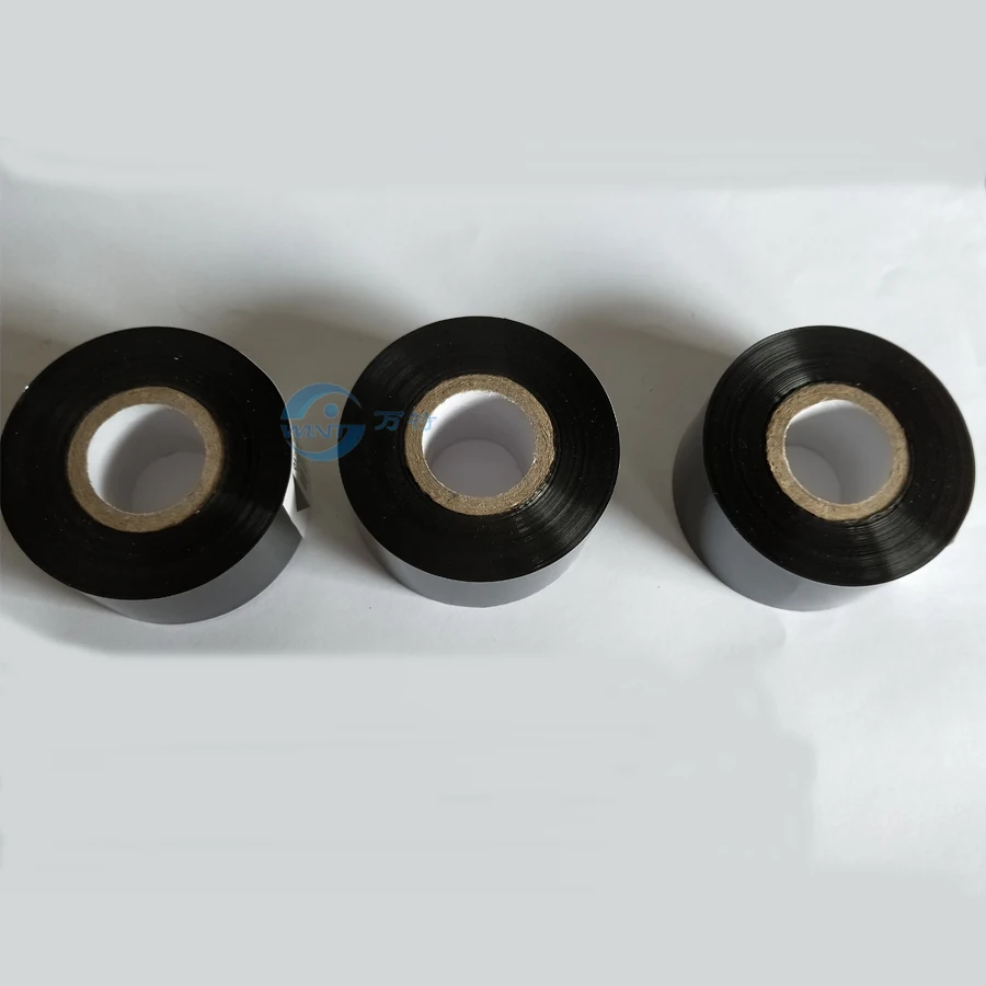 30mm*100m High qualtiy Black ribbon for date printing coding machine,hot stamping ,Thermal transfer ribbon for packaging machine