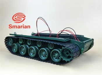 

Official smarian robot tank chassis tracked vehicle with suspension damping economy for Arduino Diy Tracked Crawler Caterpillar