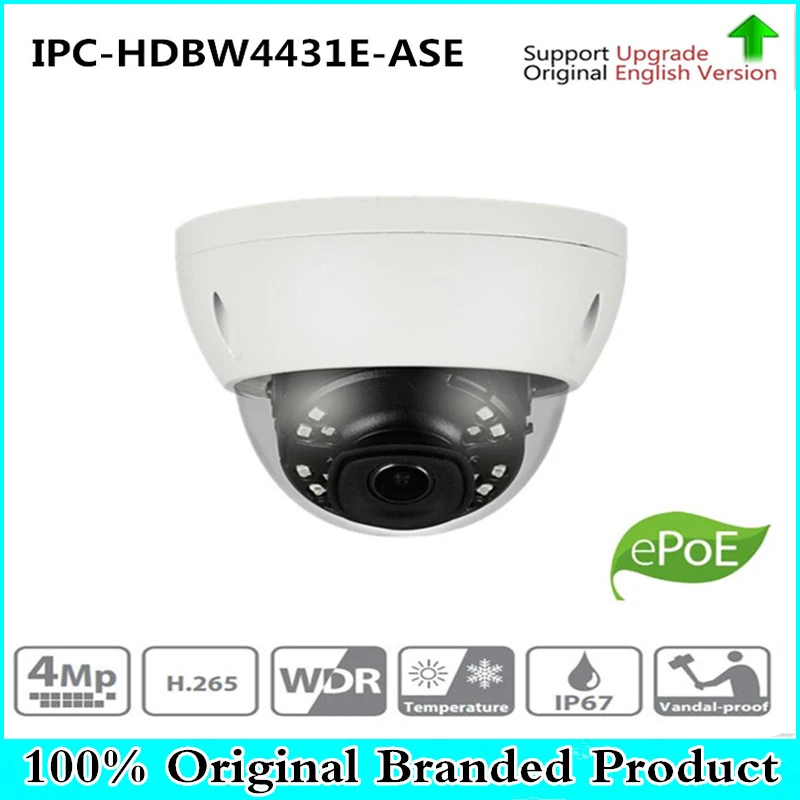

Original DH IPC-HDBW4431E-ASE 4MP IR mini Dome Network Camera with Max. IR LEDs Length 30m IP Camera IPC-HDBW4431E-ASE
