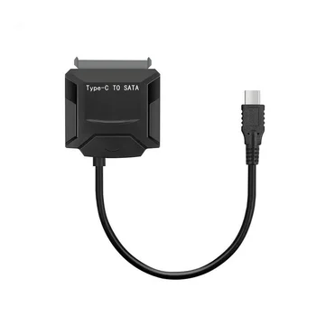 

Eunaimee Type C USB 3.1 Male to SATA 22 Pin 2.5" 3.5" Hard disk driver SSD Adapter Cable with AC/DC adapter