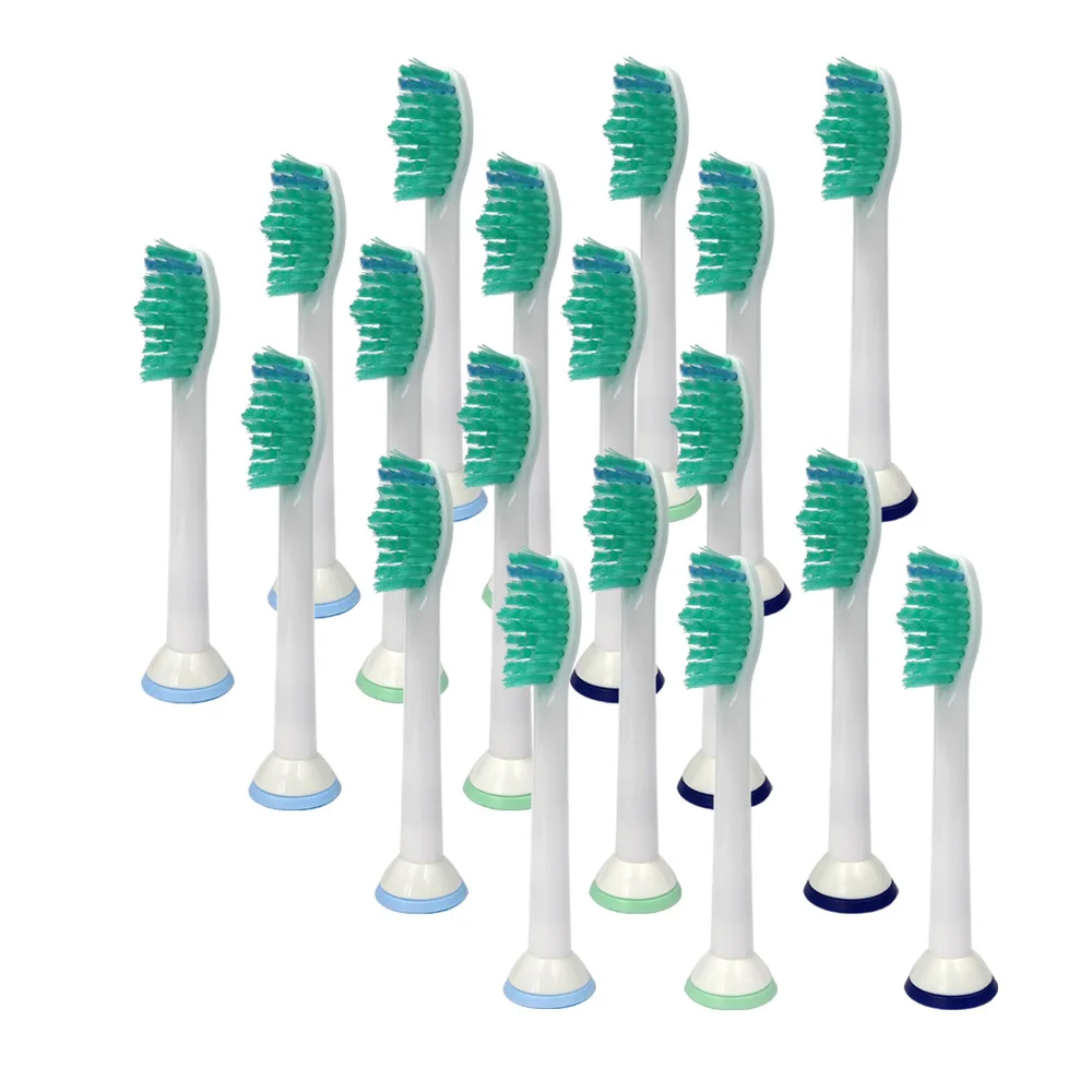 

18PCS Tooth brush Replacement Electric Toothbrush Heads for Philips Head Soft HX6013 Diamond ProResult Healthy Clean Adults Use