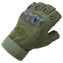 Военные тактические перчатки с твердыми костяшками перчатки с половинными пальцами мужские армейские бойцовские перчатки для охоты стрельбы страйкбола перчатки для пейнтбола-Международный