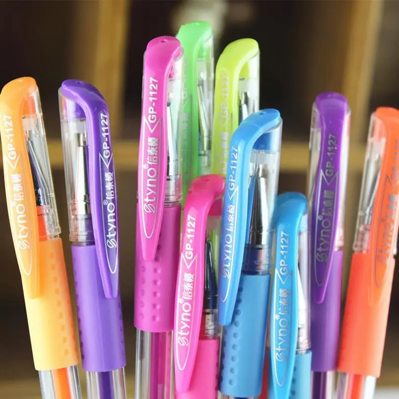 Colourful glitter pen Clearance