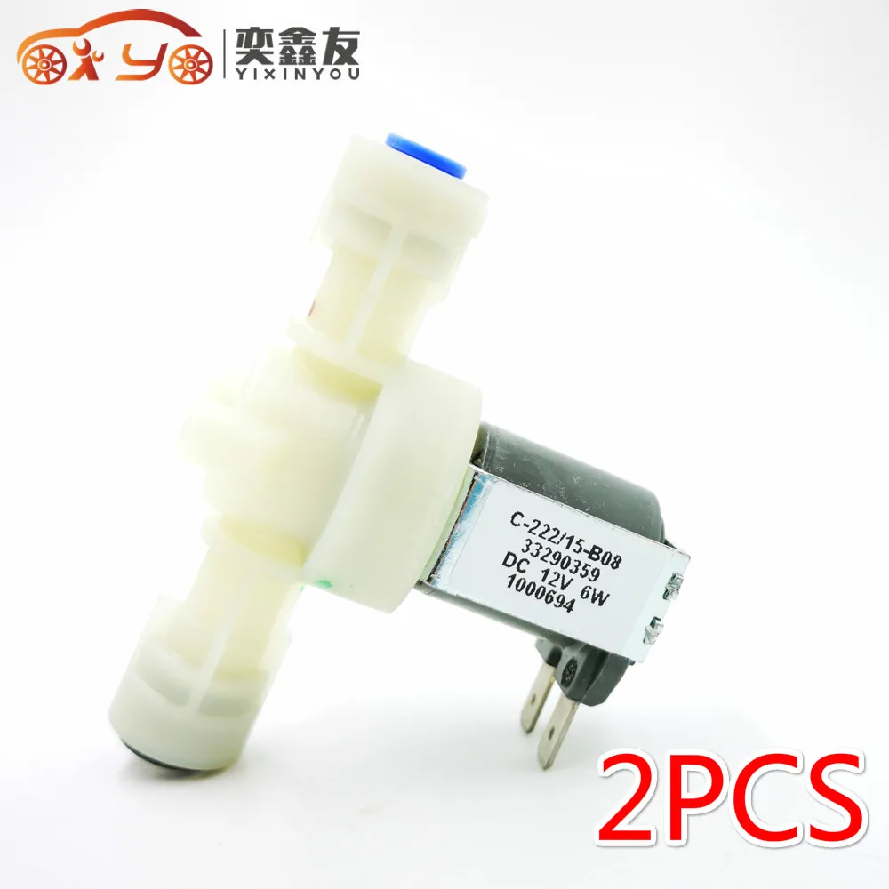 2 шт./лот электромагнитный клапан Elbi DC12V 6 Вт нормально закрытый 12 В электромагнитный клапан C-222/15-B08(6,3
