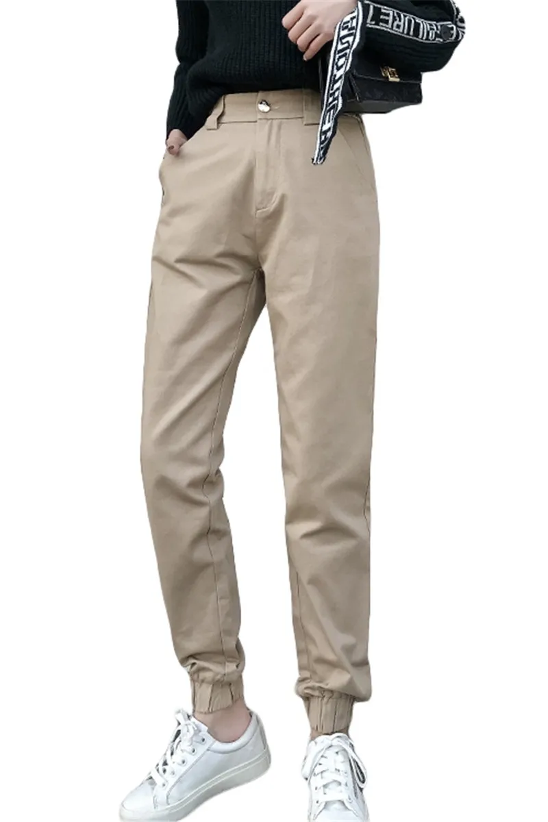 Cardo Pants Women Casual Street Trousers of Girls 2018 Autumn Elastic