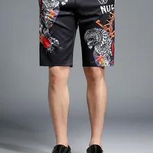 Пять шорты мужские летние повседневные пляжные шорты Стиль печать спортивные шорты F652