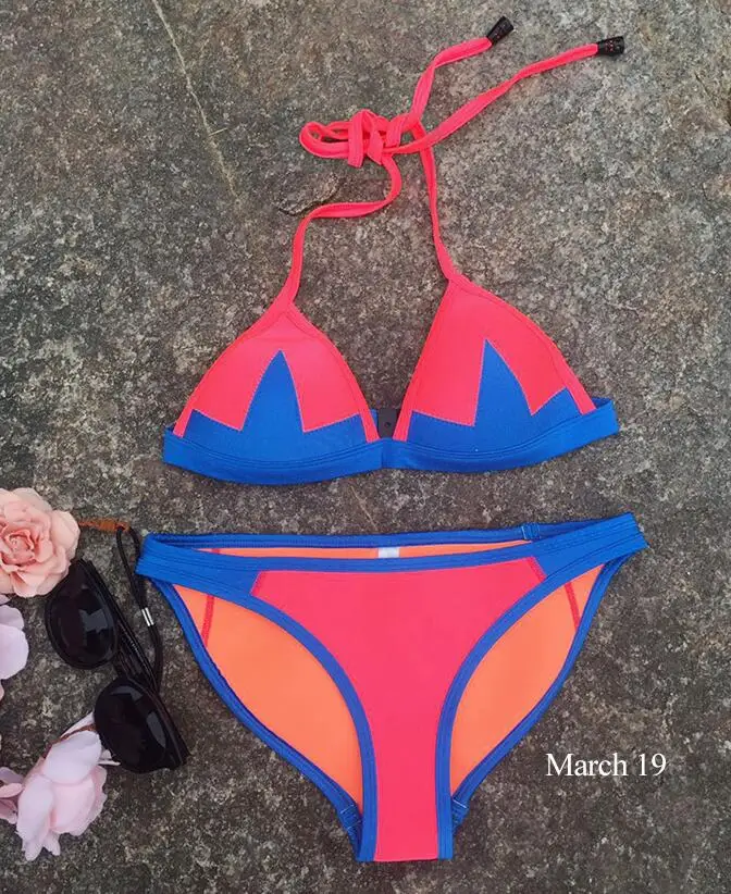 2018 118 12 newest color handmade crochet bikini bandeau bow halter swimwear women Floral bottom swimsuit hot summer : image 2018 118 12 newest color handmade crochet bikini bandeau bow halter swimwear women Floral bottom swimsuit hot summer