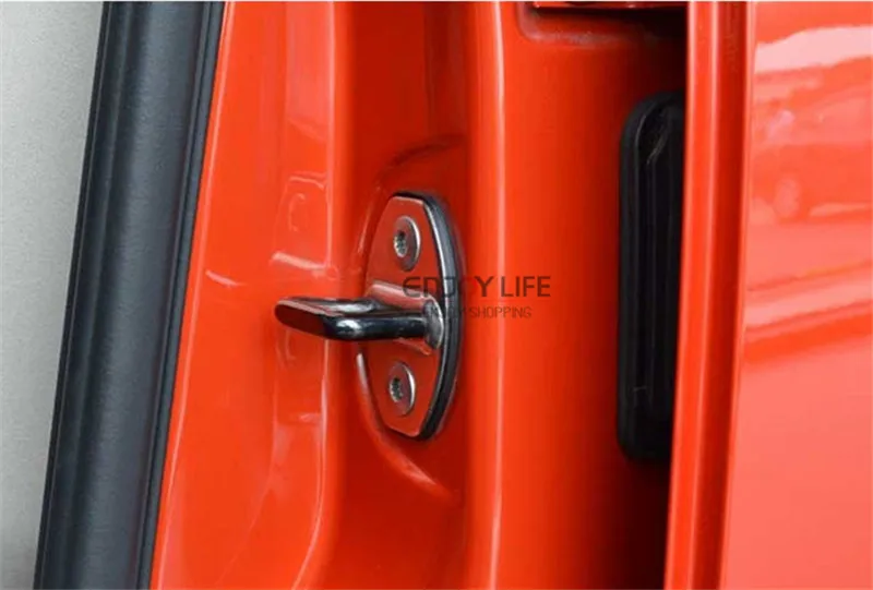 Пряжка дверного замка фиксатор крышка Посмотрите углеродного волокна для VW GOLF 6 7 MK7 Passat B6 B7 поло Jetta CC SCIROCCO Beetle Lavida Tiguan