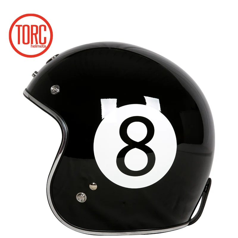 

TORC New casco moto Classic Open face helmet Vintage jets helmet Retro Motorcycle helmet capacete California motoqueiro