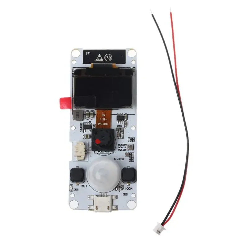 TTGO T Camera ESP32 WROVER & PSRAM модуль камеры B OV2640 0 96 OLED 68.7x27.8x20.4mm|Запасные части| |