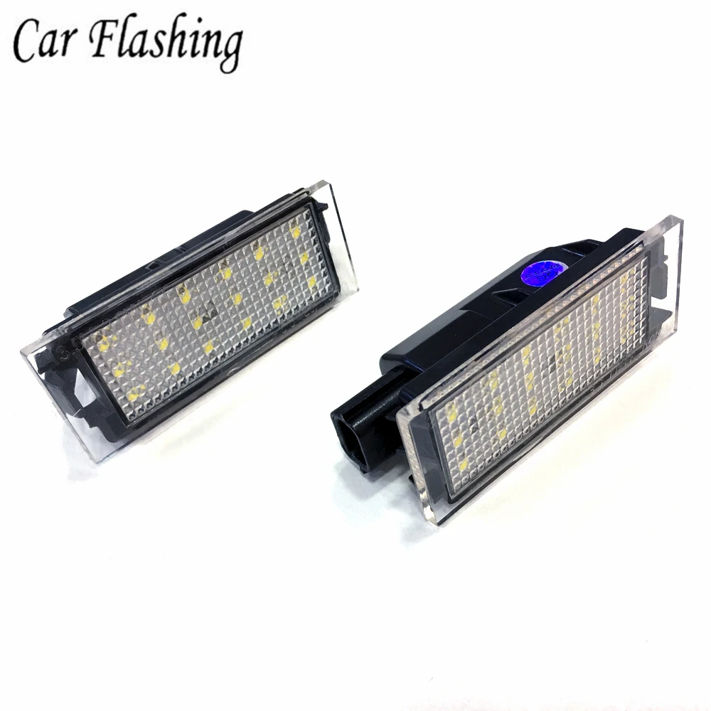 led number plate lights flashing