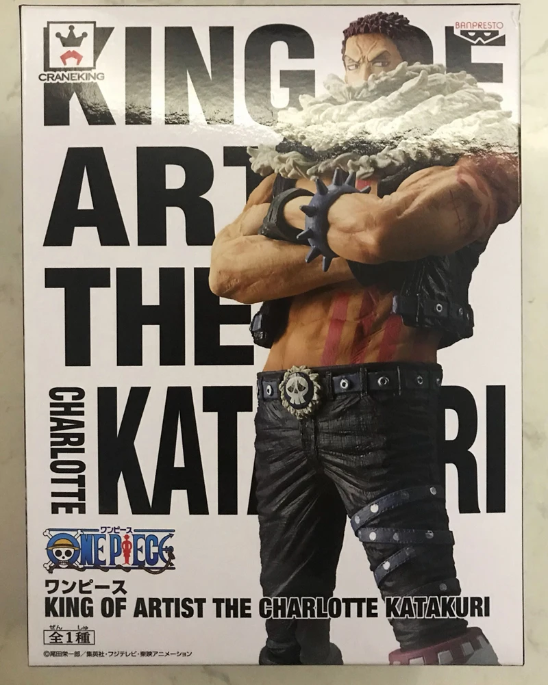 100% оригинальная коллекция Banpresto KING OF ARTIST фигура Charlotte Katakuri от &quotONE PIECE&quot|Игровые