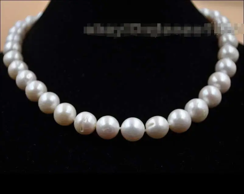 

Hot sell Noble- SHIPPING>>>@@ Wholesale price 16new ^^^^^^AA Natural large 11.5-13mm round fresh water pearl necklace 18