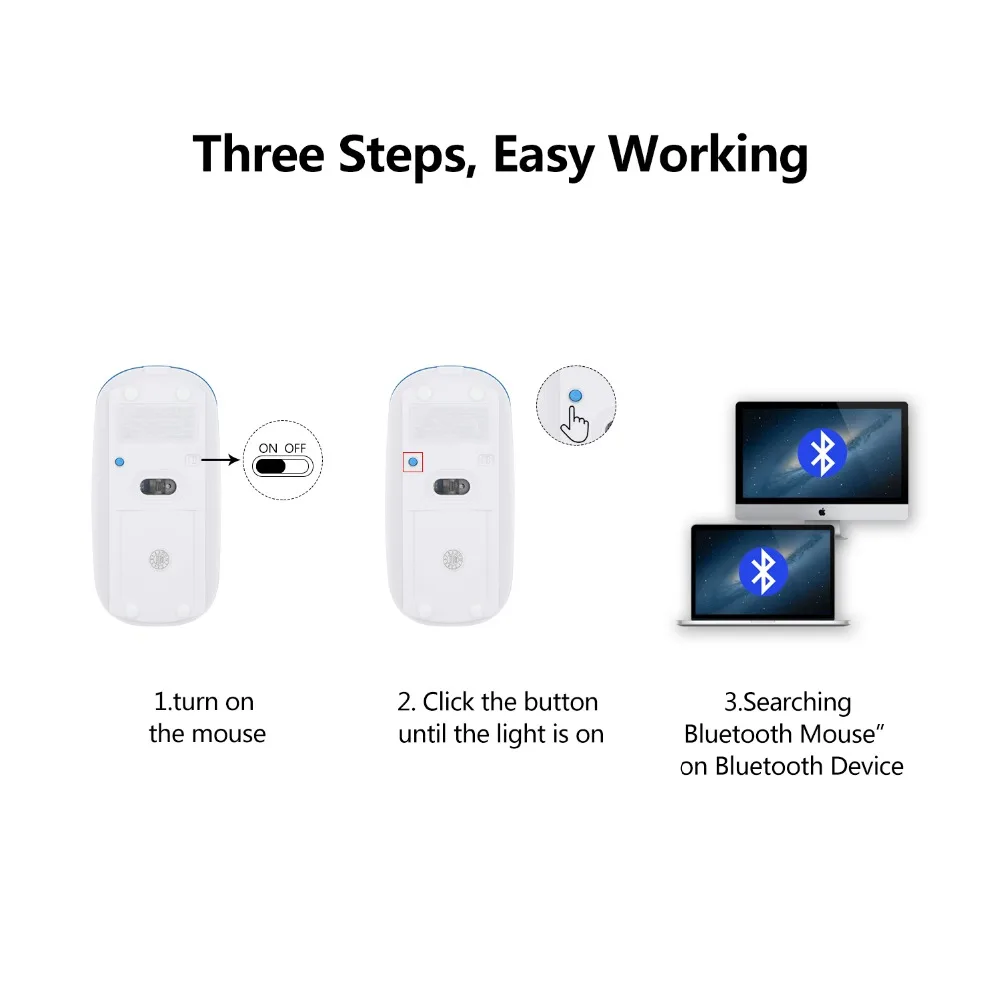 Беспроводная Bluetooth 4,0 мышь для microsoft Surface Pro 3 Pro 4 перезаряжаемая мышь оптическая 1600 dpi Bluetooth 4,0 Бесшумная мышь