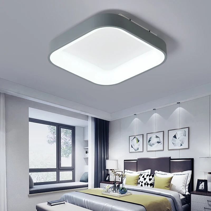 

Dragonscence Modern Led Ceiling Light Lustre For Bedroom Dining Room meeting room Kitchen clubs square Ceiling lamp