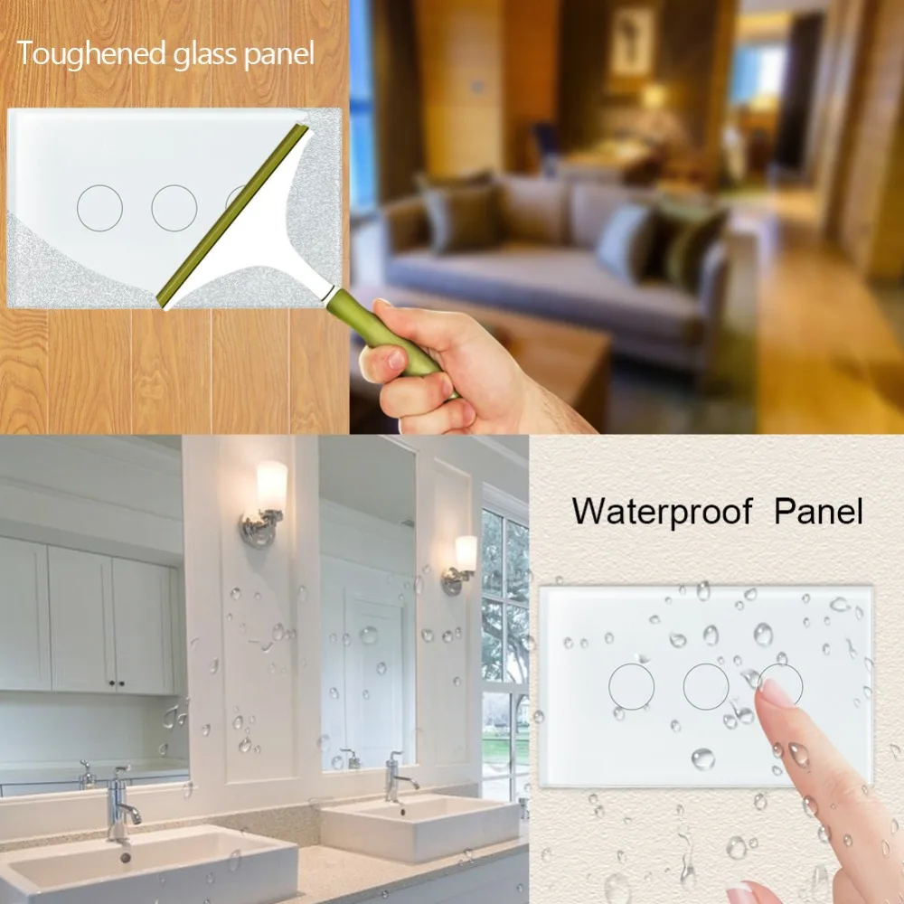 Geeklink Smart Home Wifi Switch Para Alexa Google Home Interruptor De Luz De Pared 1 2 3 Control Remoto Inteligente De Pandillas Control Remoto Inteligente Aliexpress