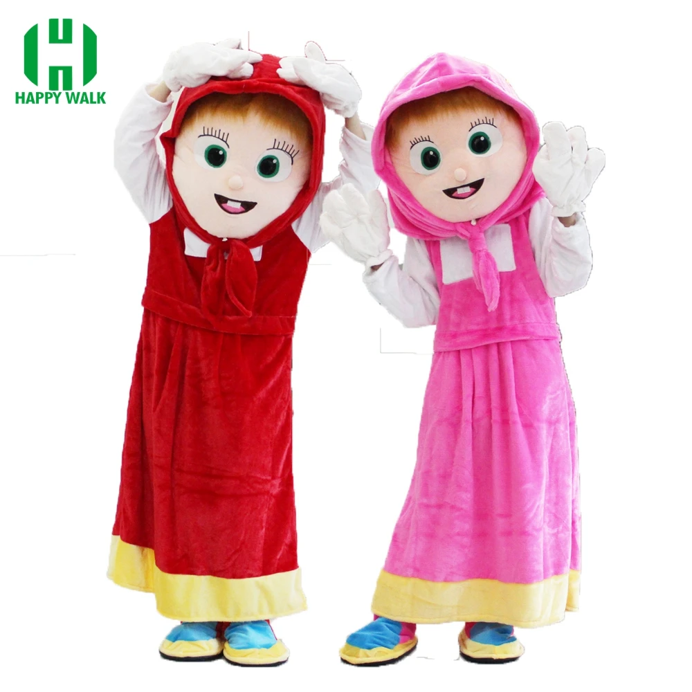 Costume Masha from the cartoon Masha and the Bear with their own hands Costume Masha from the cartoon Masha and the Bear with their own hands