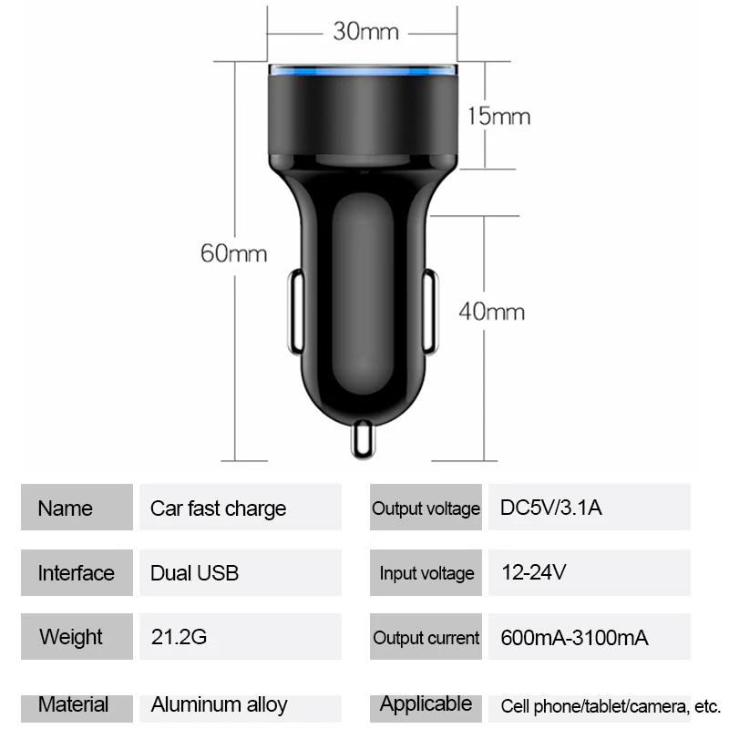 12 v-24 v автомобильный прикуриватель зарядка QC3.0 быстрая Зарядное устройство телефона Зарядное устройство гнездо автомобильного прикуривателя адаптер Авто USB зарядка аксессуары