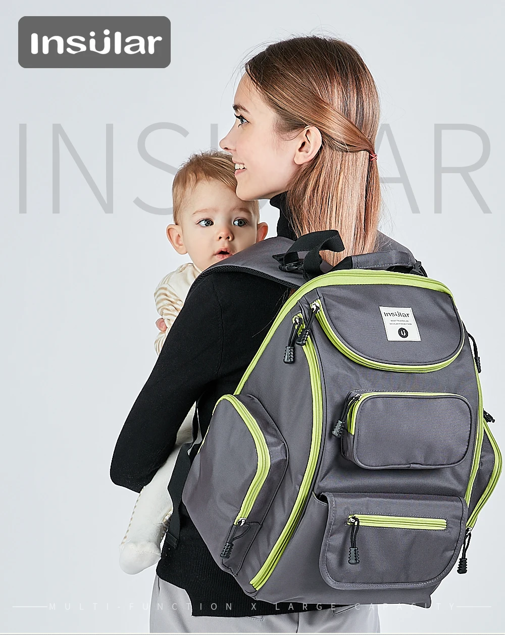 Инсулярная Сумка для беременных многофункциональные пеленки сумки Сумка для молодых мам подгузник коврик для коляски Органайзер Детский