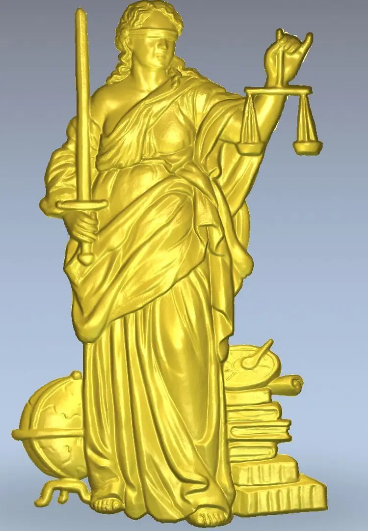 3d модель рельef для ЧПУ в формате STL весы справедливости|3d model relief|3d relief modelfor cnc |