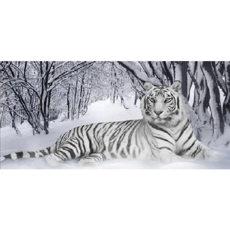 Тигр DIY 5D полный дрель Алмазная картина вышивка крестиком набор горный хрусталь мозаика домашний Декор Ремесло