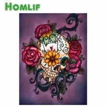 Череп Алмазная вышивка 5D DIY Алмазная картина набор на заказ Алмазная картина Полная площадь бриллиант ручка вышивка аксессуары