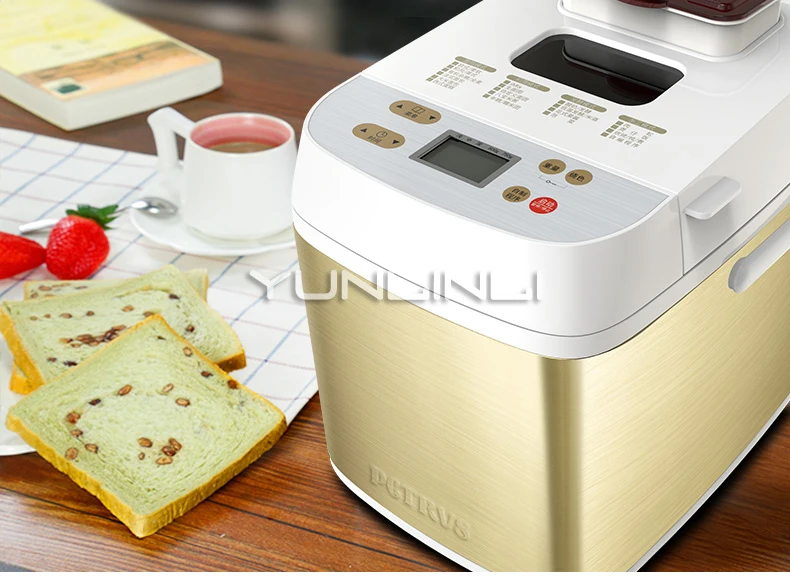 Автоматическая Хлебопекарная машина, многофункциональная хлебопечка, интеллектуальная хлебопечка для тостов, йогурта, тостера, торта, тесто, миксеры PE6280