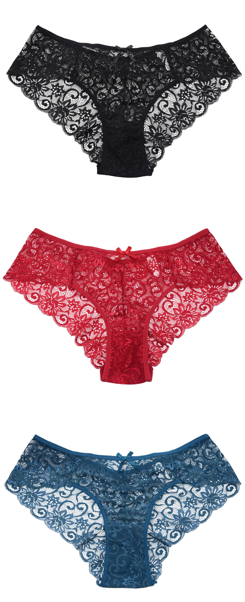 Fancy Lace Panty Set (3Pcs) Sissy Dream