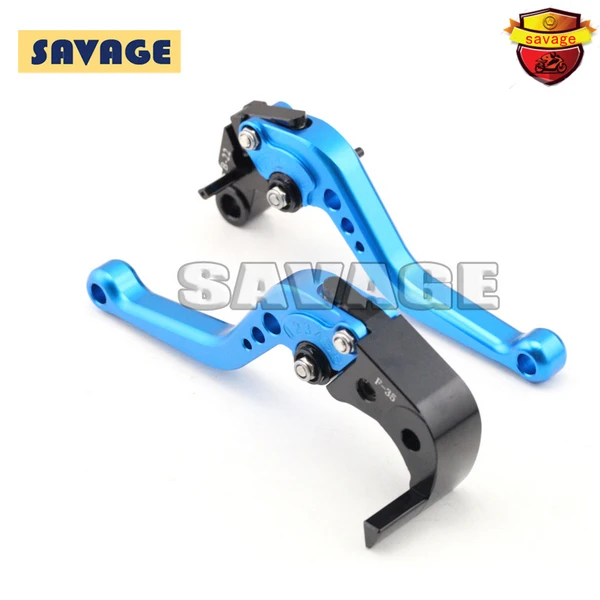 

For YAMAHA YZF-R6 2006-2015 Motorcycle Accessories CNC Billet Aluminum Short Brake Clutch Levers Blue