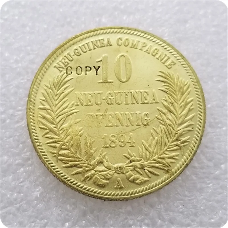 Копия копии 1894 A Германия Новая Гвинея 10 Pfennig КОПИЯ БЕСПЛАТНАЯ ДОСТАВКА | Дом и сад