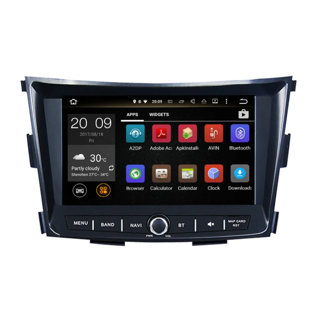 Excellent 4GB RAM Android 8.0 Octa Core Car Radio Stereo For SsangYong Tivoli 2015- Car Multimedia Player GPS Navigation WIFI/4G DAB+ 4