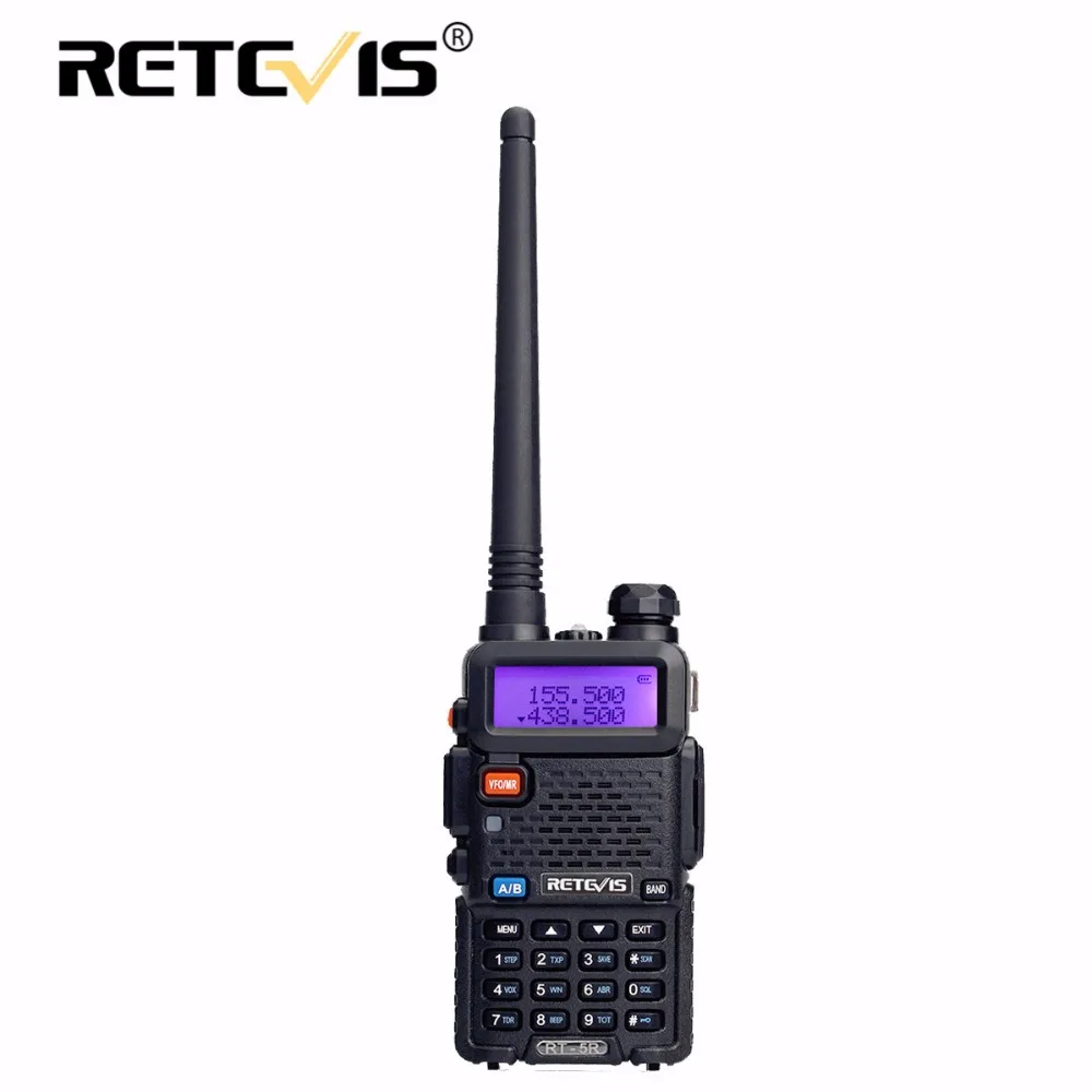 Retevis RT-5R Walkie Talkie 5W VHF UHF Dual Band Hf Transceiver VOX FM Amateur Portable cb Ham Radio Station Walkie-Talkie RT5R